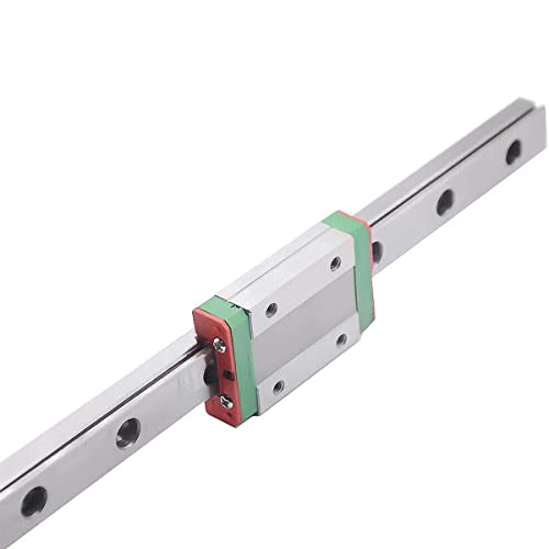 150mm MGN12 Miniature Linear Rail Guide + MGN12H Sliding Block Linear Motion Guide Rail Slider Bearing Steel Carriage Block CNC 3D Printer Accessories 150mm+MGN12H Sliding block