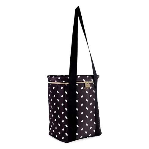 kate spade new york Tall Insulated Cooler Bag, Almond Dot