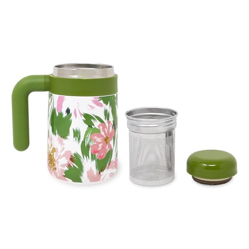 kate spade new york Tea Infuser Travel Mug, Hidden Garden