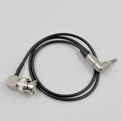 Tentacle 3.5mm TRS to BNC Timecode Cable Compatible with Canon EOS C300/C500, Sony FX6/FX9/F55, Zoom F4/F8/F8n, ARRI Amira, Mixers & Cameras, 50cm