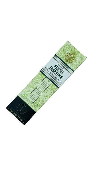 Incense Stick Jasmine Herbal Ancient Vedic Method for Fragrance At Home, Meditation, Yoga, Spiritual, Aromatherapy Energy Cleansing- 100 Grams | 3.5 Ounce