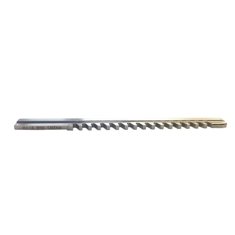 [Australia - AusPower] - Keyway Broach B1-4mm High Speed Steel for CNC Cutting Machine Tool B-4mm 