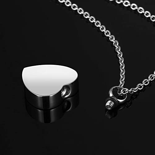 Necklaces for Ashes, Cubic Zirconia Necklaces for Women with Engrave I Love You Forever Son Necklace Gift for Women and Men December