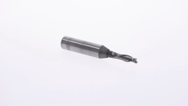 Whiteside spiral downcut straight router bit with 1/4-inch cutting diameter, 1/2-inch shank, 3/4-inch length