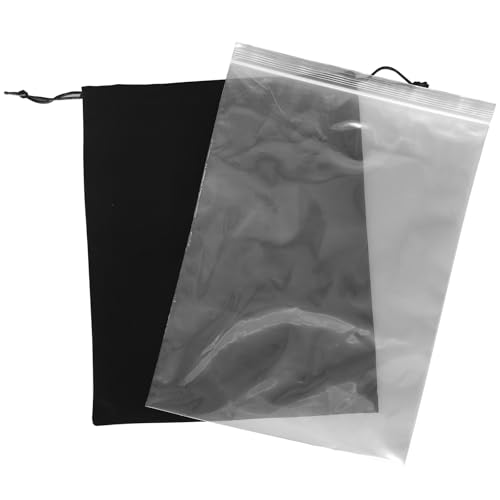 Black Velvet Cremains Urn Bag for Human Ashes - for Use Inside The Urn - Size 12" X 16" (380 Cubic Inches Capacity) - Includes a Resealable PE Material Ashes Storage Bag (Black, X-Large) Black