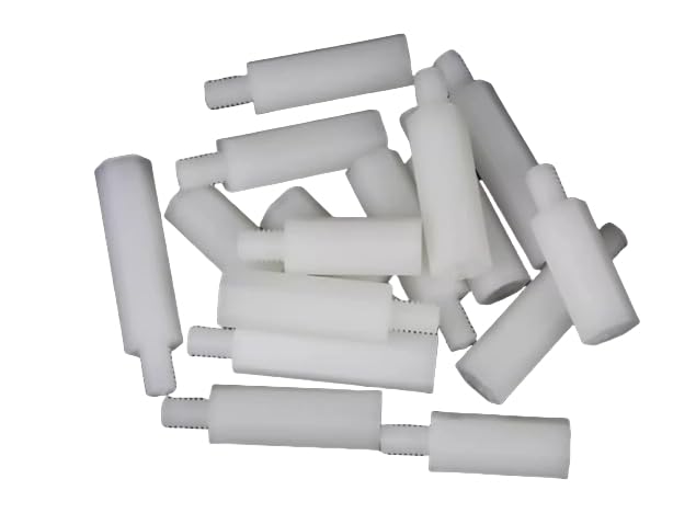 [Australia - AusPower] - M2 Total 880PCS Nylon PA66 Plastic White Metric Male-Female Hex Standoffs Spacer Length 4-30mm,Motherboard Threaded Pillar Plain Finish, Fits Circuit Board Screws Bolts M2 