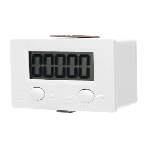 Fafeicy Magnetic Induction Counter, 0-99999 Metal Sensor with LCD Display, Panel Mount/External Mode, 10-15 mm Proximity Distance, 12 mm Opening Diameter