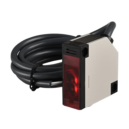 Heschen E3JK 5m Through-Beam AC DC 24-240V NC Photoelectric Sensor Switch Silver