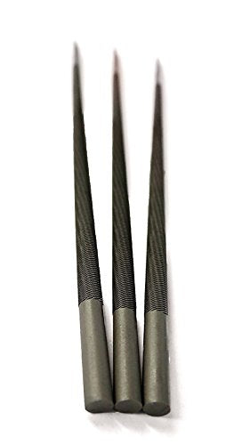 'Real Rotatech 11/64 (4.5 mm) Pack of 3 Chain Saw Files For Sharpening Chainsaw Chains for Ryobi