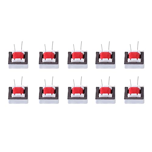 Oumefar 10pcs/pack EI14 High Efficiency Audio Isolation Transformer 600:600 Ohm 1:1 Audio Transformer for Automatic Control Ohm Transformer