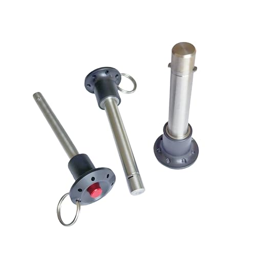 ZRuiYFFS stainless steel tongue locking pin with axial pawl, 10mm diameter and 60mm clamping length