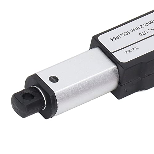 Mini Electric Linear Actuator 12V, 64N 15mm/s Small Linear Actuator with Mounting Brackets, IP54 Waterproof Motion Actuator for Home Automation (21mm) 21mm