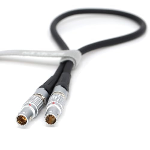 0B 2 Pin Male Power to Teradek Bon/Z CAM E2/SmallHD 703 and 503/Vaxis,ARRI Mini Alexa Power Cable (2pin Straight -Straight) 2pin Straight -Straight
