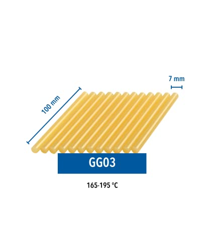 Dremel GG03 7mm wood glue sticks for craft and art gluing, shown in product packaging