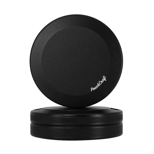 Metal Can | Metal Container for Pouches | Aluminum Used Pouch Storage Tin | Airtight O-Ring Moisture Odor Proof EDC Pocket Tin | The General Edition (Black) Black