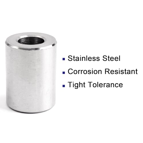 HKATOPS stainless steel round standoffs, 3/8-inch ID x 3/4-inch OD x 1-inch length, 10-piece set