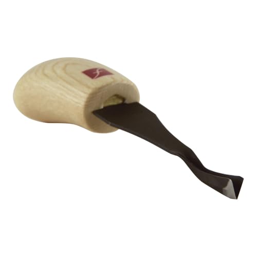 FLEXCUT 30-degree 5/32-inch palm V-tool for wood carving, individual wood chisel.