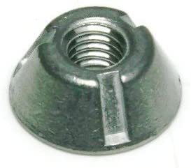 [Australia - AusPower] - Anti Theft Security Nuts, Tamper Resistant Tri Groove Nut, Zinc-Plated Steel (25, 1/4"-20) 25 