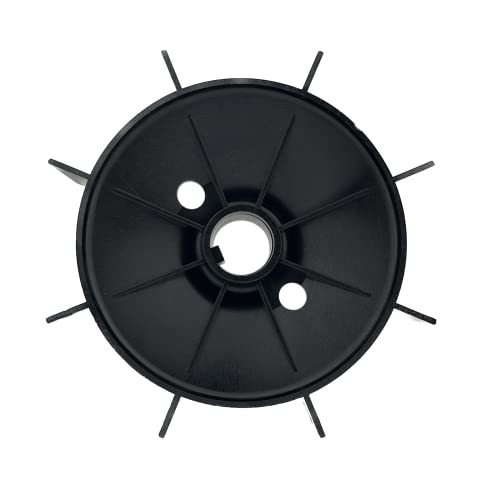 Fan Blade for Electric Motor 25 mm / 148 mm H 37 mm with Wedge Plastic Motor Blade Fan Blade Accessories Air Compressor Plastic Fan Blade Fan Blade Made of Nylon 25mm / 148mm