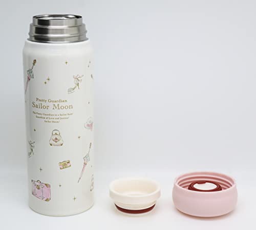 OSK Water Bottle, Direct Stainless Steel Bottle 480ml, Sailor Moon S/M No. 3, SBR-480B Direct Drinking