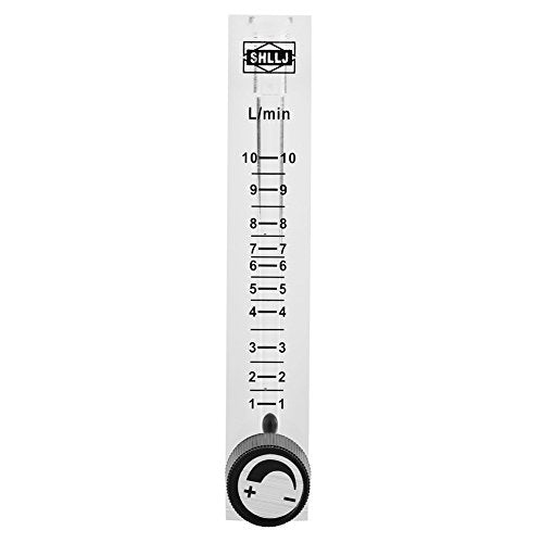 Yosoo Health Gear Gas Flow Meter 1-10LPM with Control Valve, Oxygen Flow Meter for Air and Gas