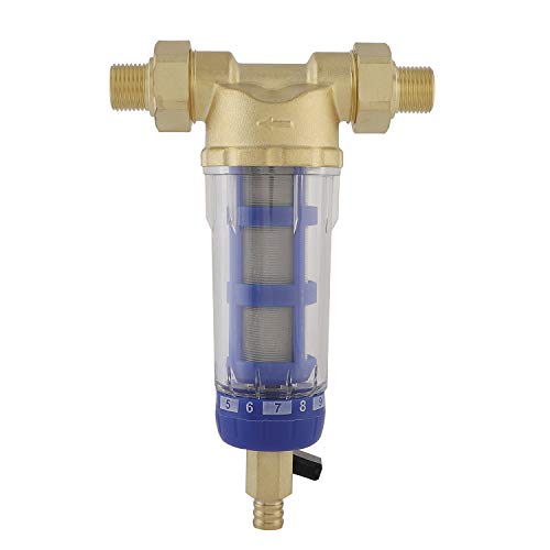 TOPWAY Pre-Filter Water 60 µm, Washable & Reusable Sediment Filter, Stainless Steel Water Filter for Tap & Reverse Osmosis Systems 150202