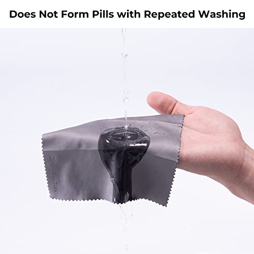 K&F Concept 10 Pack Lens Cleaning Cloth（15cm x 18 cm）, 4-in-1 Camera Cleaning Kit with Lens Brush Pen, Rocket Air Blower, Microfiber Cleaning Cloth