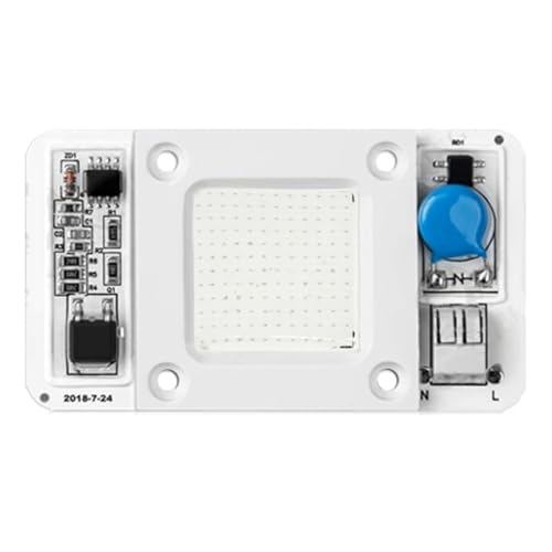 50W 220V COB High Power Royal Blue 445nm-450nm LED Lamp Chip Integrated Smart Built-in Driver Suitable for DIY LED Floodlight Headlight