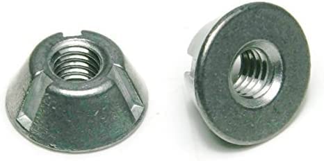 [Australia - AusPower] - Anti Theft Security Nuts, Tamper Resistant Tri Groove Nut, Zinc-Plated Steel (25, 1/4"-20) 25 