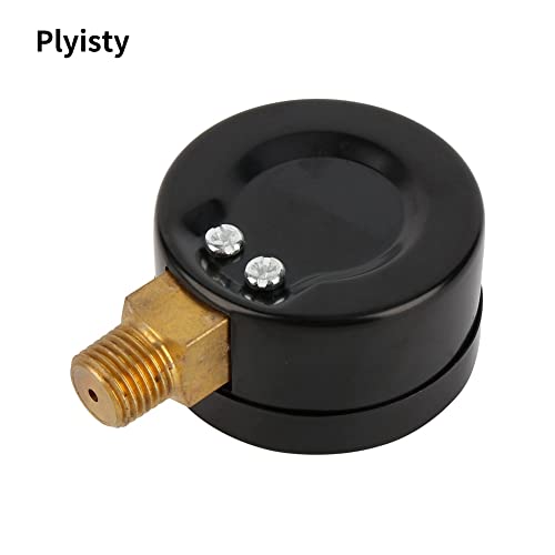 Vacuum Pressure Gauge, Vacuum Gauge 2 Inch for Air Compressor Water Oil Gas 1/4 Inch NPT Lower Bracket MF.0 ~ -30inHg 0 ~ -1bar Universal Vacuum Pressure Gauge with 50 Diameters 1/4 NPT