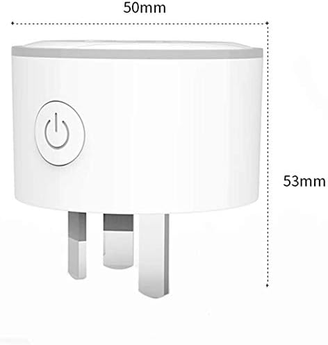 [Australia - AusPower] - Mini Smart Plug,WiFi Socket Works with Alexa and Google Home,Plug-in Outlet Remote Control and Timer Function, ETL FCC Listed, No Hub Required,2.4G Wi-Fi Only,10A 1200W,4-Pack,White 