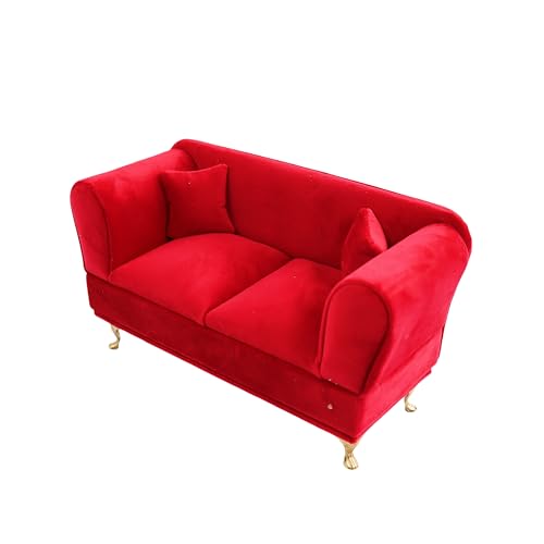 CONCISE 1/6 Scale Doll Furniture, Sofa Jewelry Box Red Red X