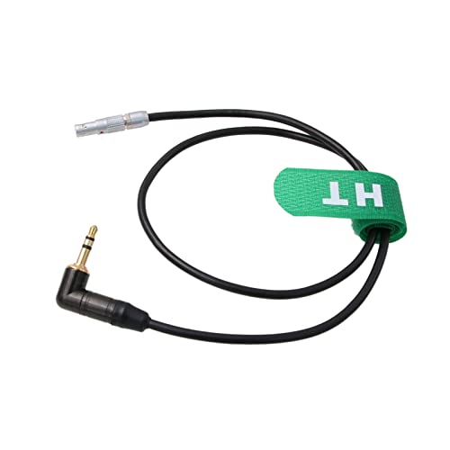 Audio Cable for ARRI Alexa Mini/RED V-Raptor/Z CAM E2 Camera, 3.5mm 1/8'' TRS to 00B 5 Pin (60 cm, S 5pin-R 3.5mm) 60 cm