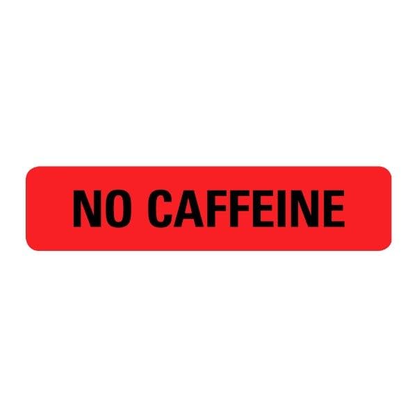 No Caffeine Labels