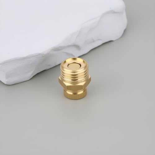 Create idea 2pcs PT1/4" Male Thread Air Compressor Drain Valve 12.5mm Thread Brass 1/4"
