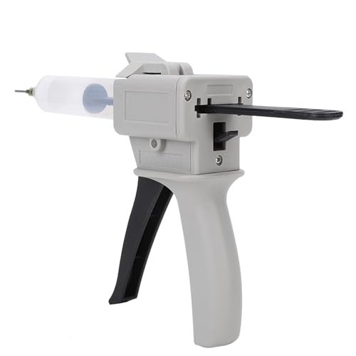 Hyuduo 30ml manual glue dispenser with ergonomic handle, syringe needle, and putter for precision adhesive application