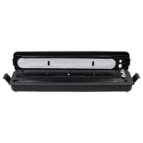 Vacuum Sealer Machines, Automatic Sealer Machine One-Touch Vacuum Sealing with 10Pcs Seal Bags (Black)