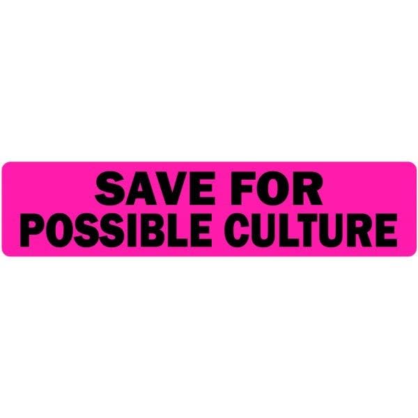 Save for Possible Culture Medical Labels