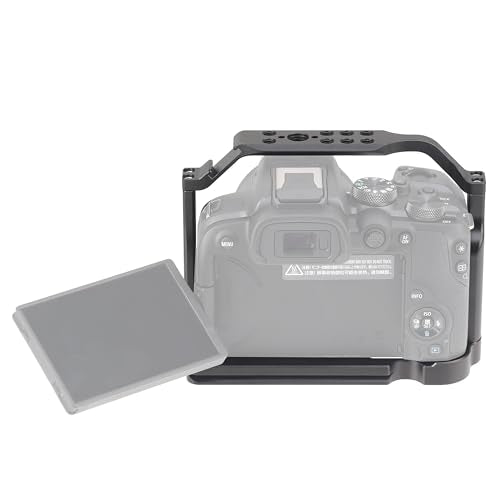 Camera Cage for Canon EOS R10, Built-in NATO Rail