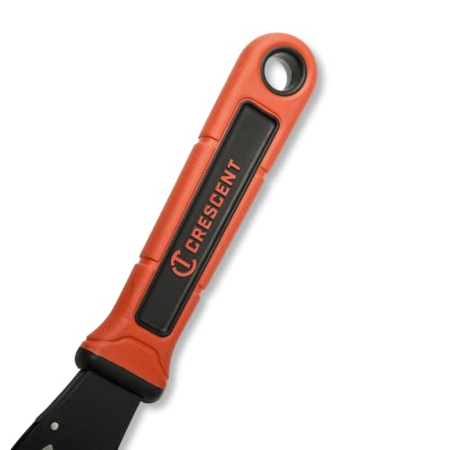 Crescent 12-inch self-adjusting pipe wrench with dual-material handle