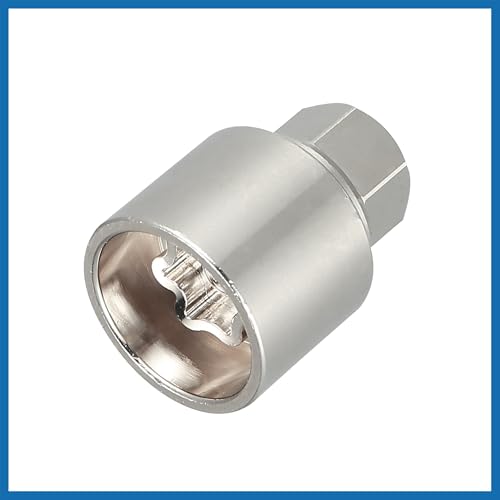 A ABSOPRO car metal wheel lock lug nut anti-theft socket key for VW Touareg