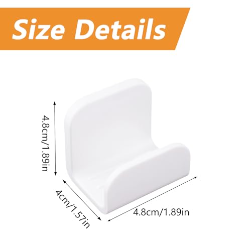 MOROBOR Scales Holder Wall Mounted 4 Pack Self Adhesive Smart Scale Stand Plastic Adjustable Wall Mount Fits for Home, Gym, Bathroom, Bedroom, Kitchen