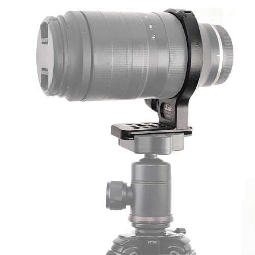 Hersmay Tripod Collar Lens Mount Ring for Tamron 70-180 mm F/2.8 Di III VXD (A056) Lens, Bottom with 1/4 Inch & 3/8 Inch Screws Quick Release Plate for Acra Swiss Tripod