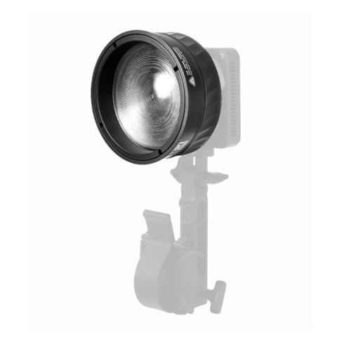 Amaran Mini Fresnel with Barn Doors for Amaran Ray 120c 60c Halo 100x 60x Small