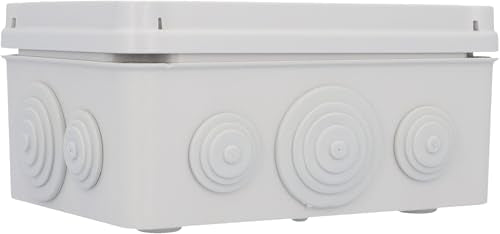 Unitec Surface-Mounted IP65 Junction Box 130x176x76 mm Single