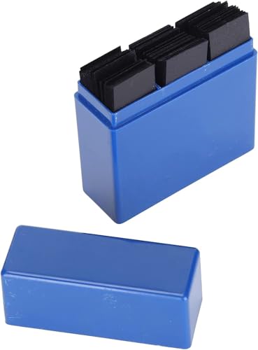 300 Sheets Dental Articulation Paper, Plastic Dispenser, Red and Blue, 100 Micron Double Sided