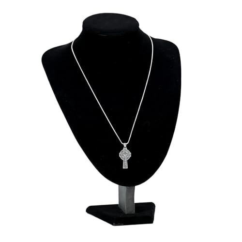 Cross Urn Necklace for Ashes for Men Celtic Knot Cremation Jewelry Keepsake Necklace Tree fo Life Memorial Pendant for Ashe Holder Silver