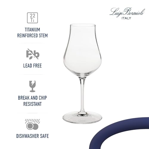 Luigi Bormioli Vinoteque Snifter Wine Glasses, 5.75 Oz - Clear, Set of 6 6 Count (Pack of 1)