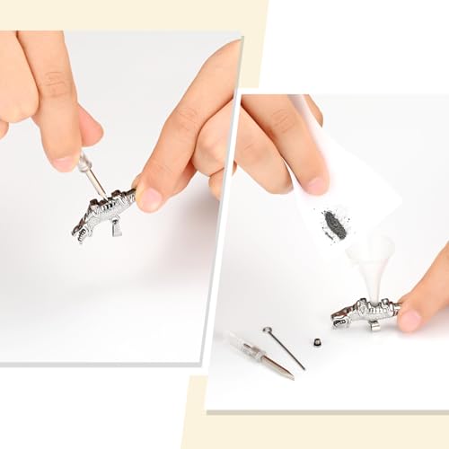 Oinsi Crocodile Cremation Jewelry For Ashes For Pet Stainless Steel Aligator Memorial Urn pendant Necklace For Men Keepsake Jewelry Gifts Silver