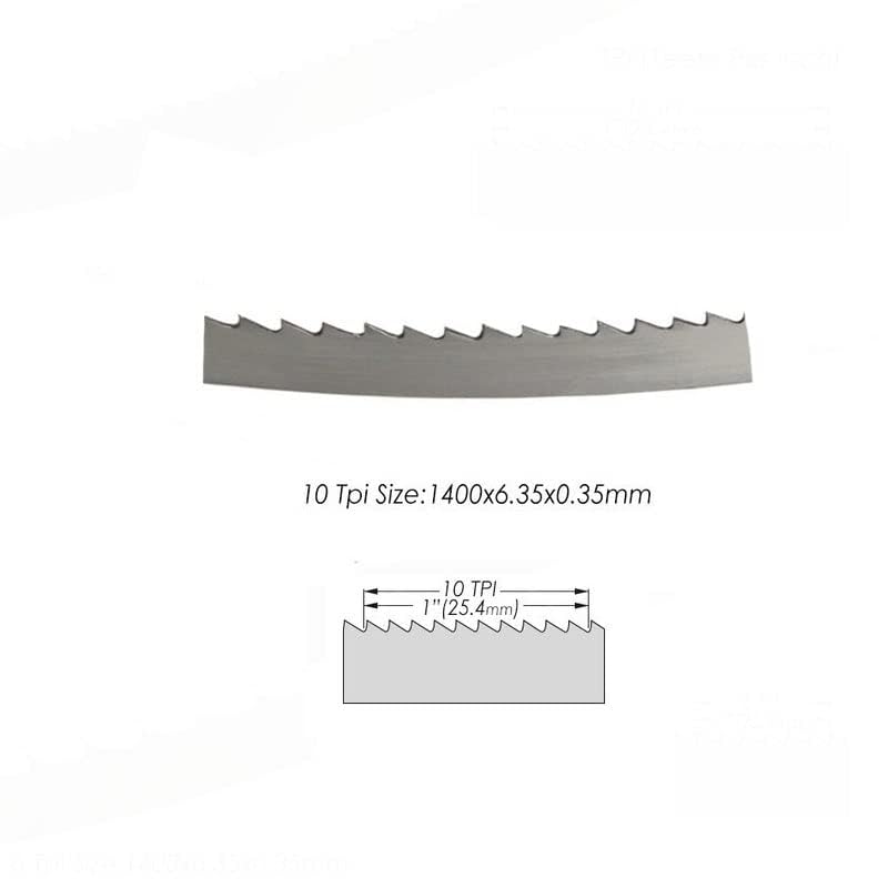 [Australia - AusPower] - Set of 4 Bandsaw Blades Wood Band Saw Blade Saw Band 1400 x 6.35 x 0.35 mm 10 ZpZ, Suitable for HBS30, HBS20, HB800 etc 10 TPI 